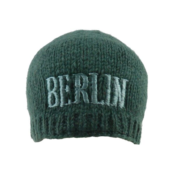 Kurze Beanie Mütze Wollmütze Berlin Logo- BIRTAMOD E-53 Angebot