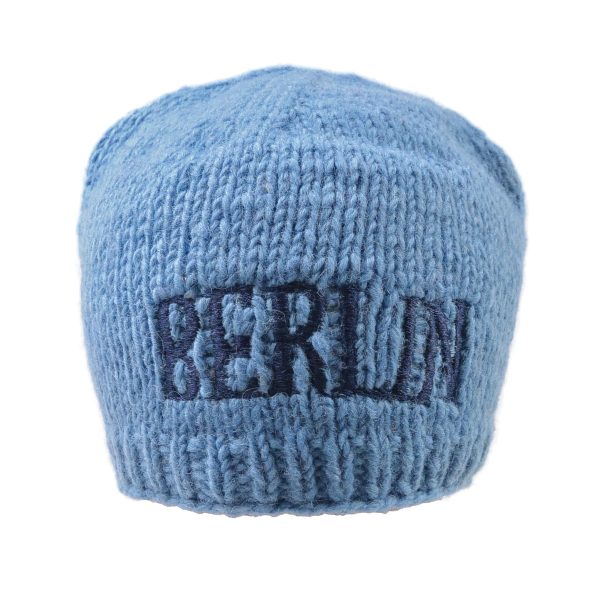 Kurze Beanie Mütze Wollmütze Berlin Logo - BIRTAMOD E-50 Mode
