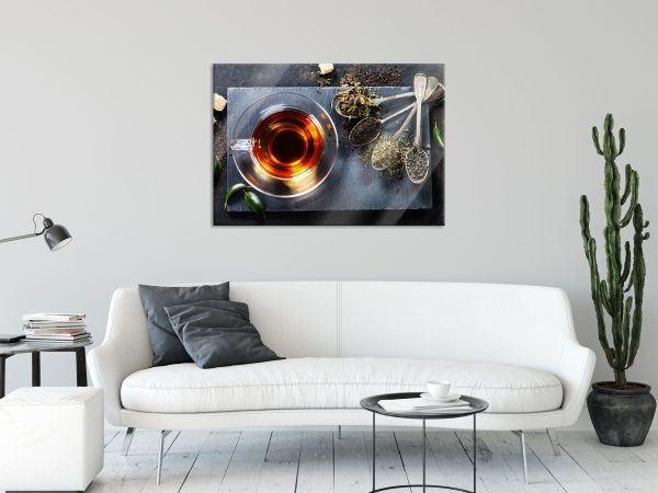 Heißer Kräutertee, Glasbild Online – Bild 2