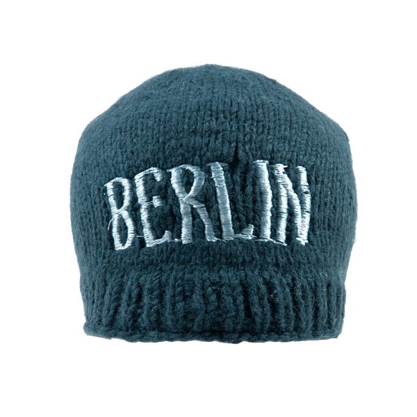 Kurze Beanie Mütze Wollmütze Berlin Logo - BIRTAMOD E-52 Rabatt