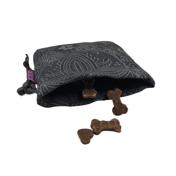 Leckerli-Beuteltasche aus Baumwoll- Canvas mit Kordelzug – Cabra 02 Mode – Bild 3