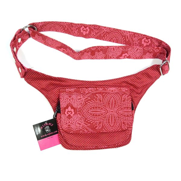 Bauchtasche Rotes OM-Muster Polka Dot Dublin 563 Verkauf