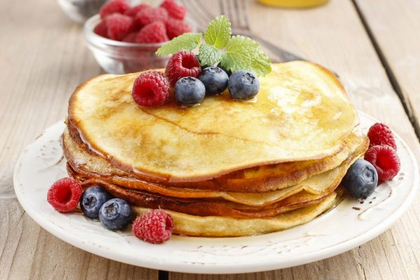 Süße Pfannkuchen mit Beeren, Glasbild Online-Schn?ppchen – Bild 5