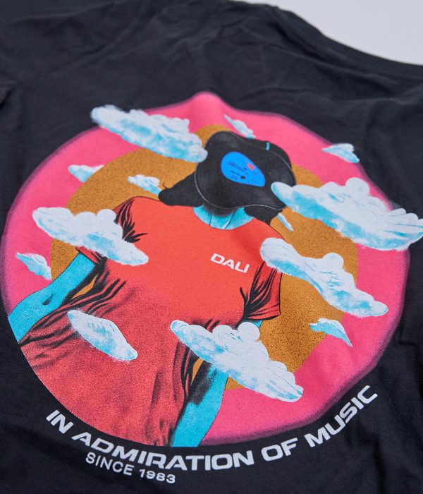 Vinyl Girl T-shirt (Organic) - Black Online-Verkauf