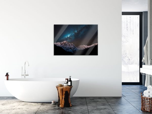 Annapurna bei Nacht, Glasbild Jetzt online – Bild 4