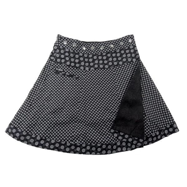 Winterrock Wenderock Wickelrock Wollrock  - Soufflé Tweed Long 329 Mode – Bild 2