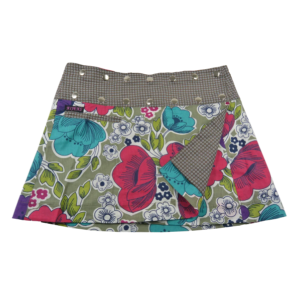 Sommerrock Wenderock Minirock mit Tasche - Chocochip Short 57 Online-Verkauf – Bild 2