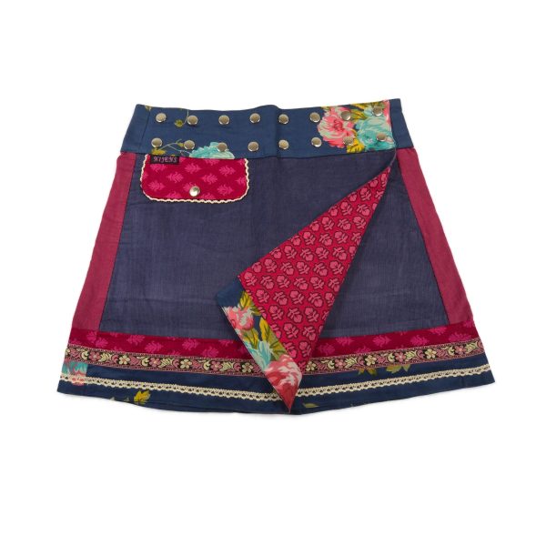Winterrock Cordrock Minirock Wenderock - Corduroy Biscuiten-W-60 Mode