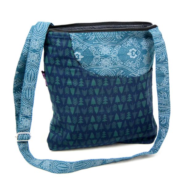 Umhängetasche Nijens Stoff-Tasche Petrol Bali Bag 153 Jetzt online