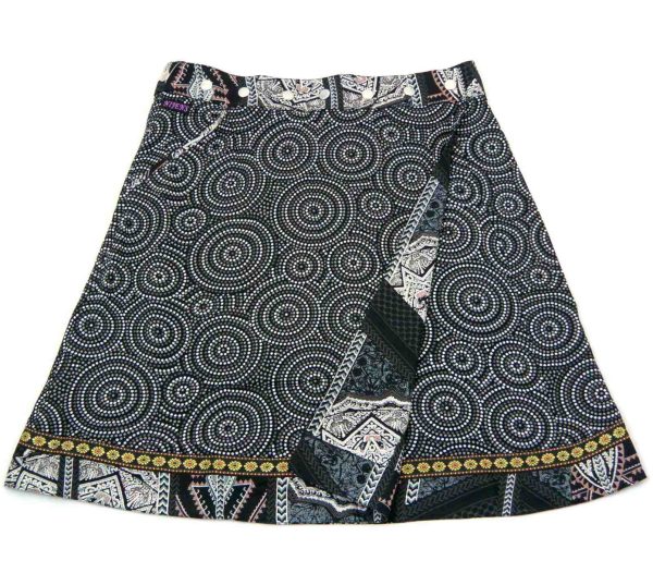 Sommerrock Wenderock Wickelrock aus Rayon  - Rocksana Midi 16 Mode