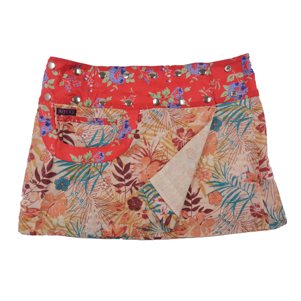 Sommerrock Wenderock Minirock Baumwollstoff - Bagelon Short - 96 Zu verkaufen – Bild 2