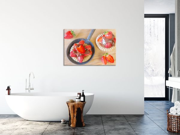 Süße Erdbeertörtchen, Glasbild Im Angebot – Bild 4