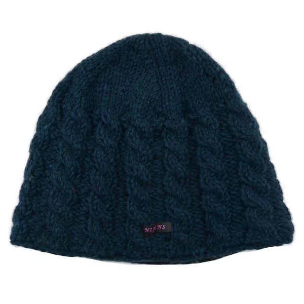 Kurze Beanie Mütze Wollmuster aus Schurwolle - Beeanka 16 Angebot