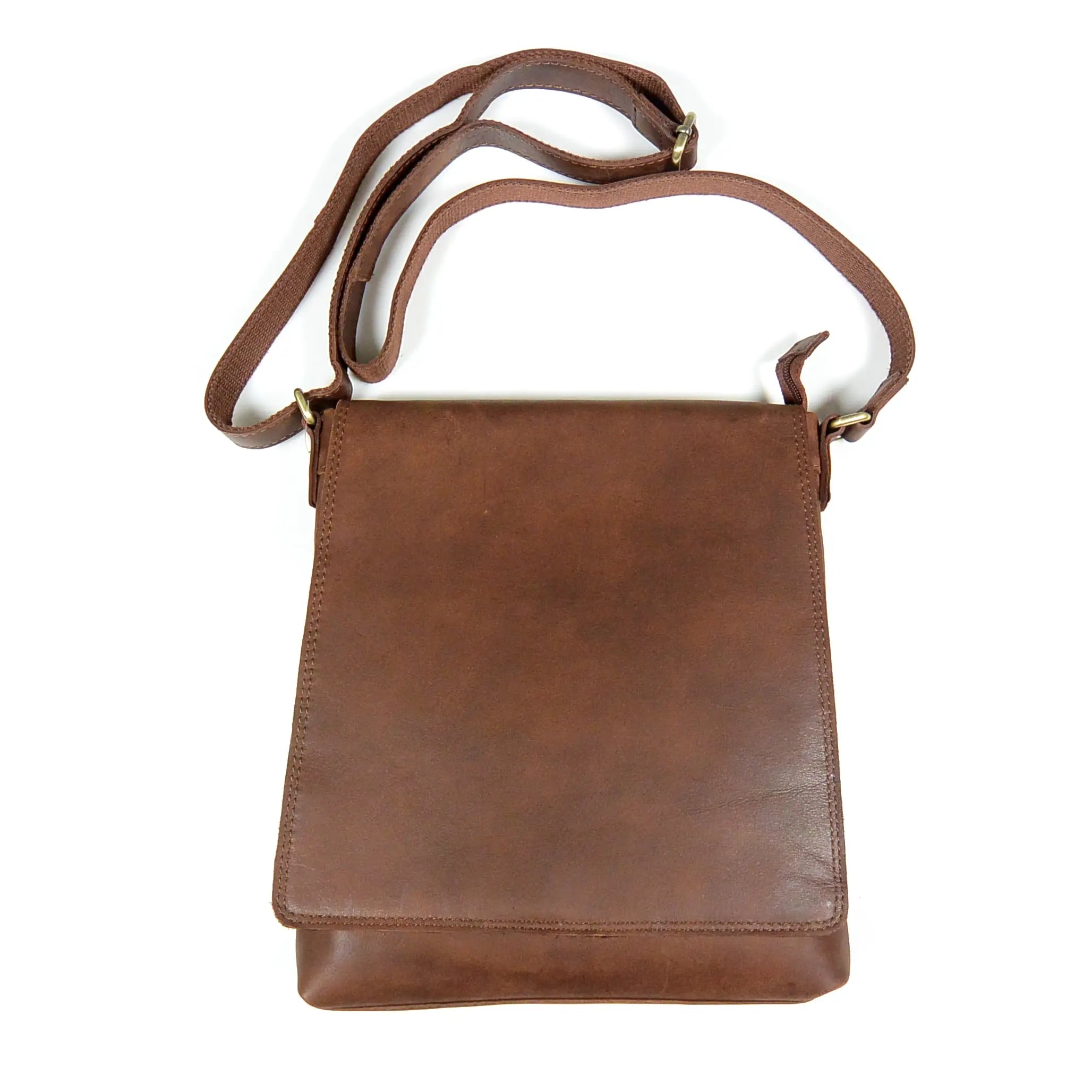 Ledertasche Rindsleder Braun TAN NJ-06 Mode
