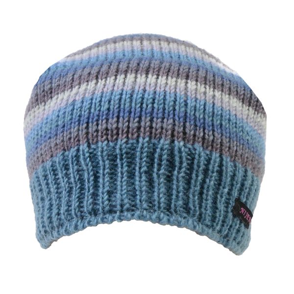 Long Beanie Mütze Wollmütze aus Schurwolle Gestreift - Satti Hat  C-42 Online – Bild 2