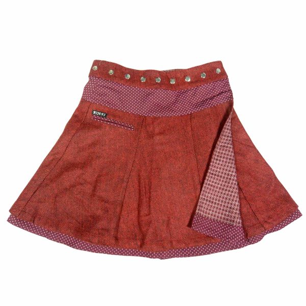 Winterrock Wenderock Wickelrock Wollrock - Soufflé Tweed Long 40 Online-Verkauf