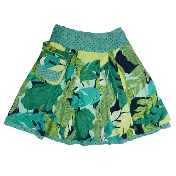 Sommerrock Rock Damen Wenderock Rayon-Stoff mit Gummibund - Pavlana 40 Verkauf