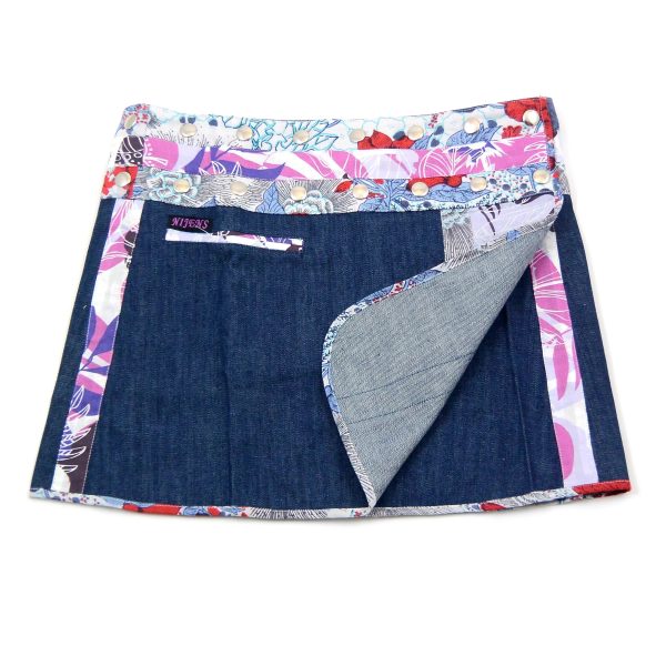 Sommerrock Denim Minirock Jeans, Baumwollstoff Mix - Foudge Blue Short 10 Schn?ppchen – Bild 2