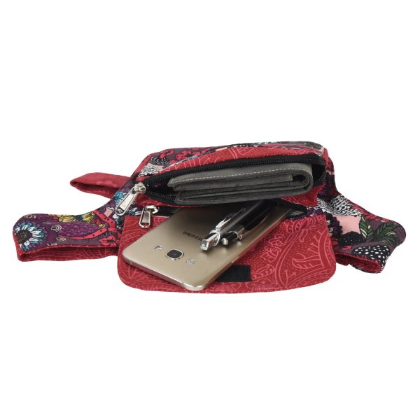 Bauchtasche Hippie Tasche in Rot - Dublin 823 Zu verkaufen – Bild 3