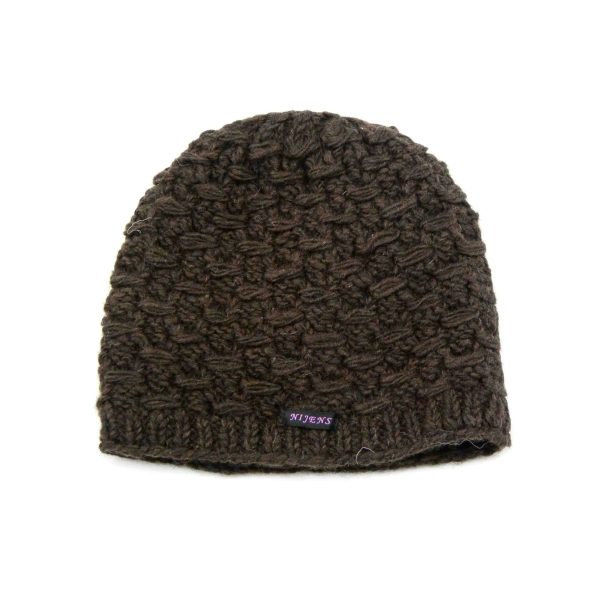 Kurze Beanie Wollmütze aus Schurwolle Strickmuster - Venedig-12 Angebot