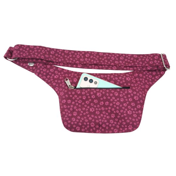 Gassi-Tasche Stoff Magenta Bauchtasche - Mainz 53 Im Angebot – Bild 4