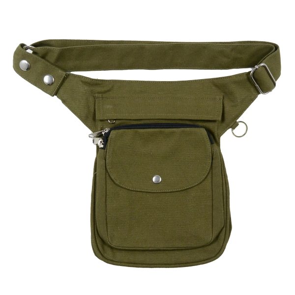 Gassi-Tasche S-XXXL Stoff-Canvas Khaki - Hannover 62 Rabatt