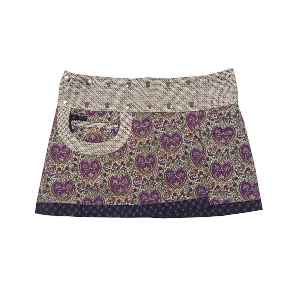 Sommerrock Wenderock Minirock Baumwollstoff - Bagelon Short 99 Jetzt online