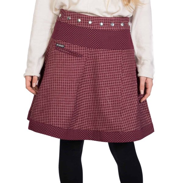 Winterrock Wenderock Wickelrock Wollrock - Soufflé Tweed Long 40 Online-Verkauf – Bild 3