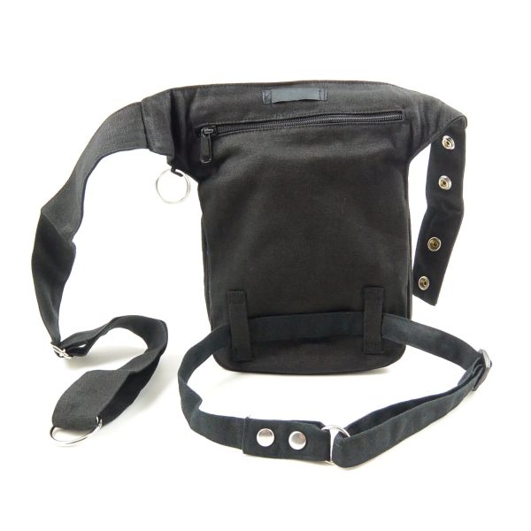 Gassi-Tasche Hüfttasche S-XXXL Canvas Schwarz - Hannover HS 7703 Im Angebot – Bild 4