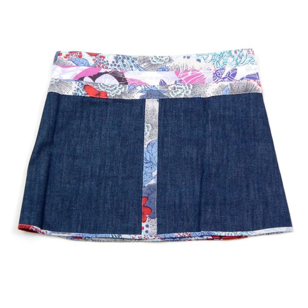 Sommerrock Denim Minirock Jeans, Baumwollstoff Mix - Foudge Blue Short 10 Schn?ppchen – Bild 3